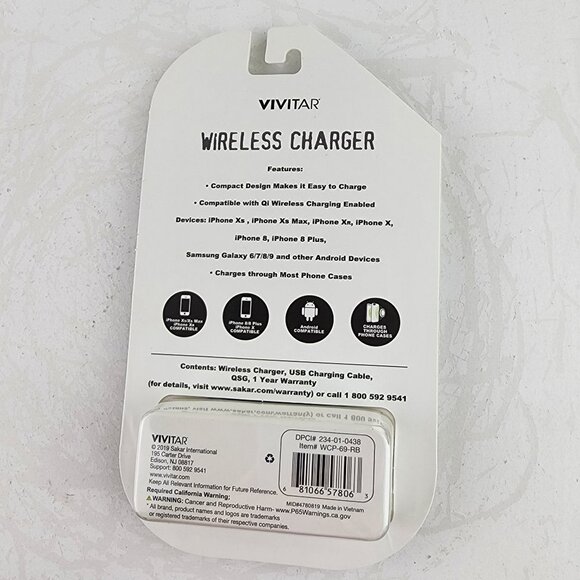 Vivitar Wireless Charger NWT - Picture 2 of 2